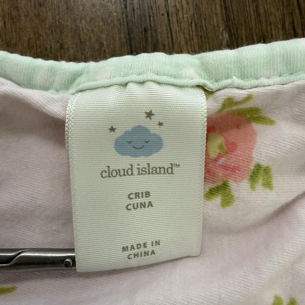 Target Cloud Island‎ Floral Field Baby Blanket Quilted Reversible Flowers Pinks - Picture 5 of 8